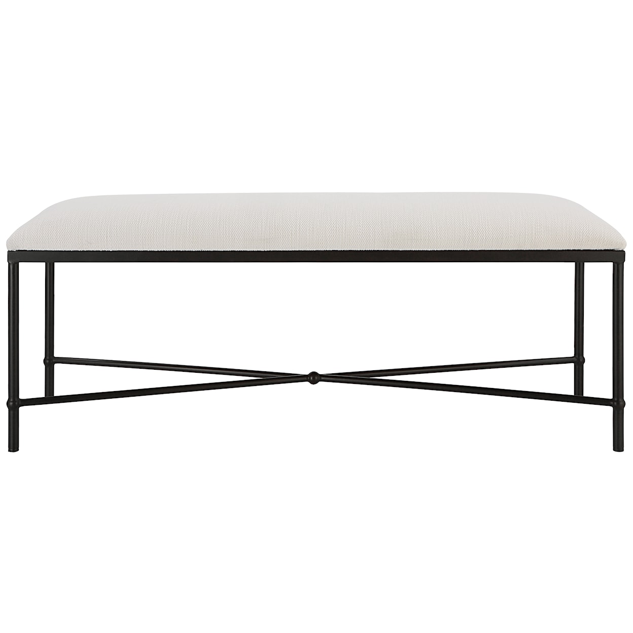 Uttermost Avenham Avenham Black Framed Bench