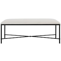 Avenham Black Framed Bench