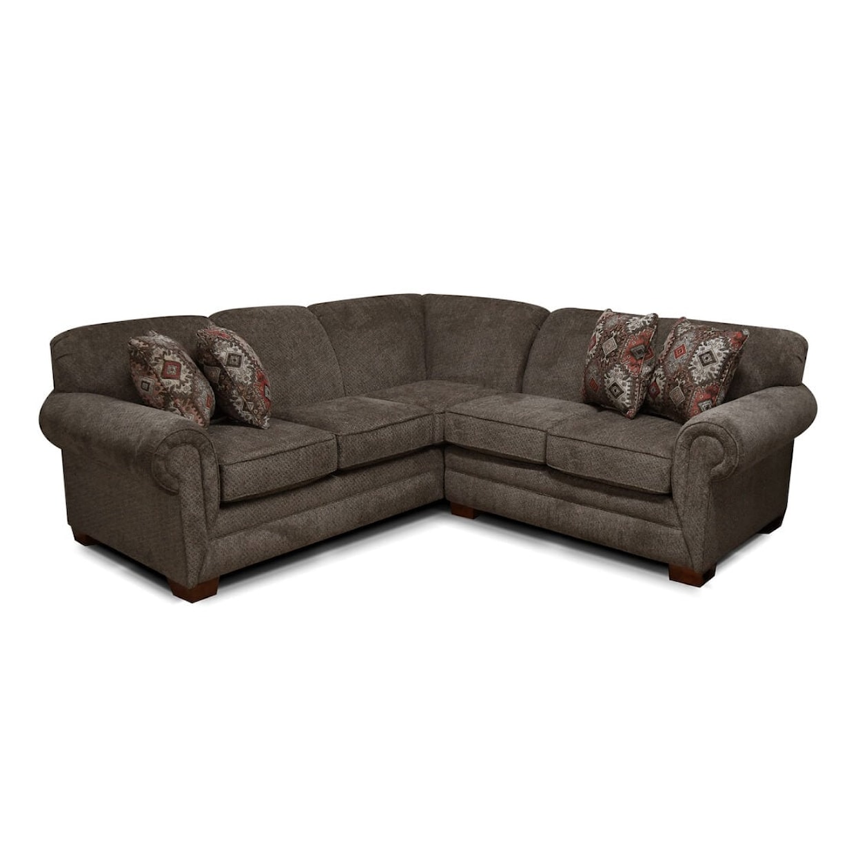 Tennessee Custom Upholstery 1430R/LSR Series 2-Piece Sectional Sofa