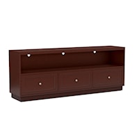 Transitional Customizable Low Profile TV Console