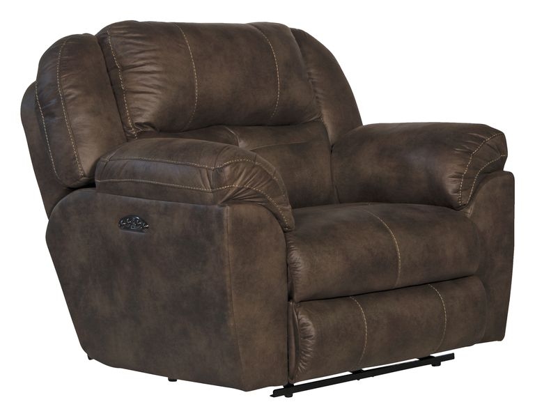 Power Headrest Lay-Flat Recliner