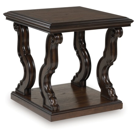 Square End Table