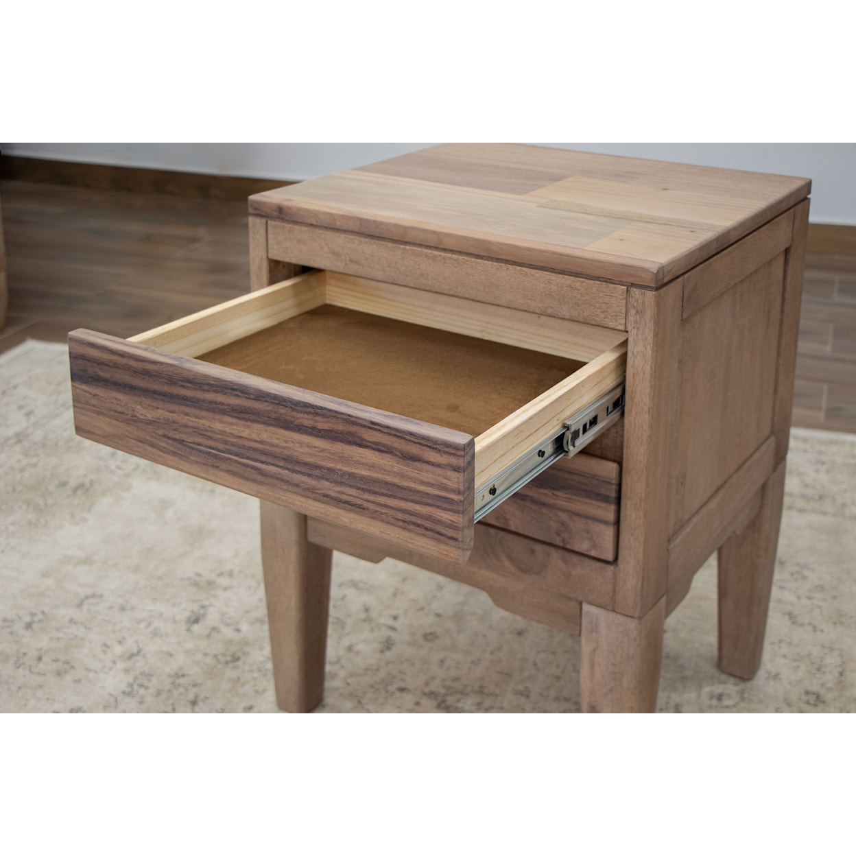 International Furniture Direct Parota Nova Nightstand