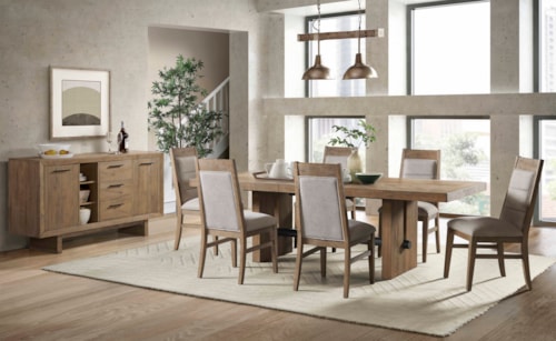 Mid-Century Modern 8-Piece Dining Set