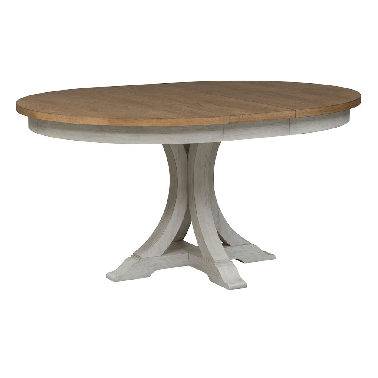 Liberty Furniture Farmhouse Reimagined 5-Piece Pedestal Table Set