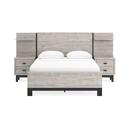 Queen Panel Bed with Extensions