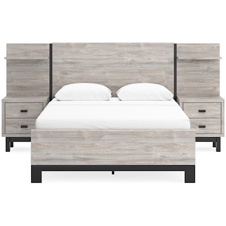 Queen Panel Bed with Extensions