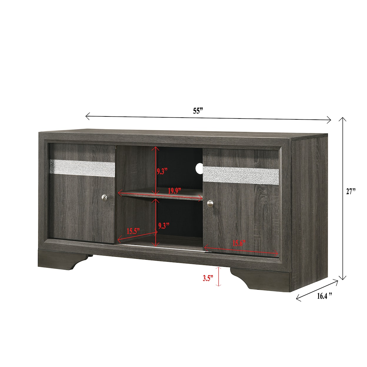 Crown Mark Regata TV Stand