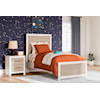 Signature Charbitt Twin Panel Bed