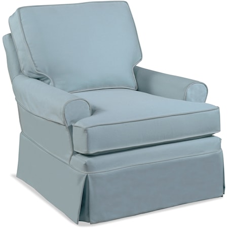 Swivel Glider with Slipcover