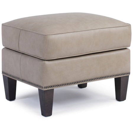 Leather Ottoman
