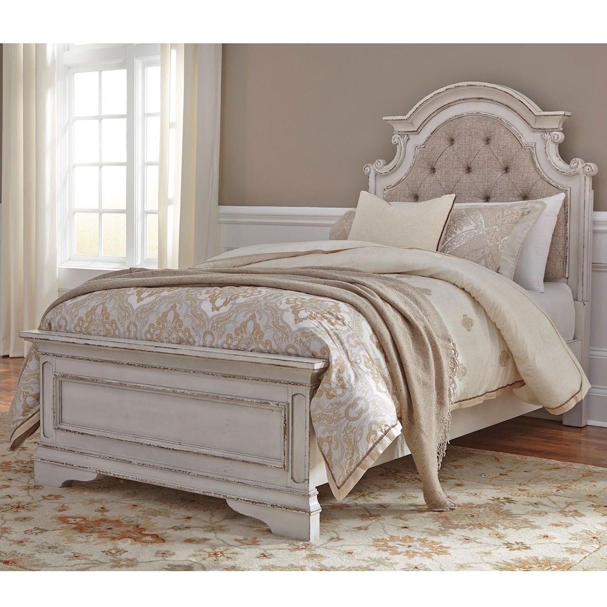 Liberty Furniture Magnolia Manor Full Upholstered Panel Bed