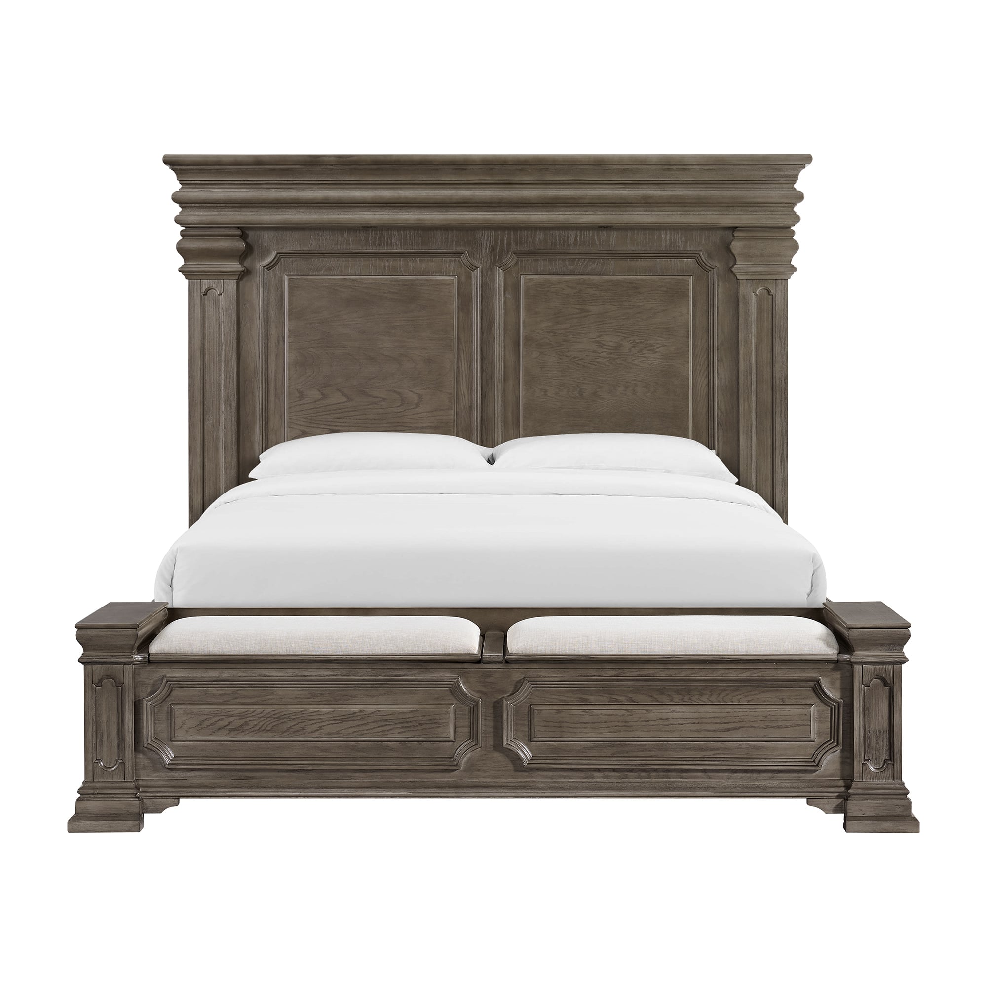 Elements International Kings Court King Storage Bed