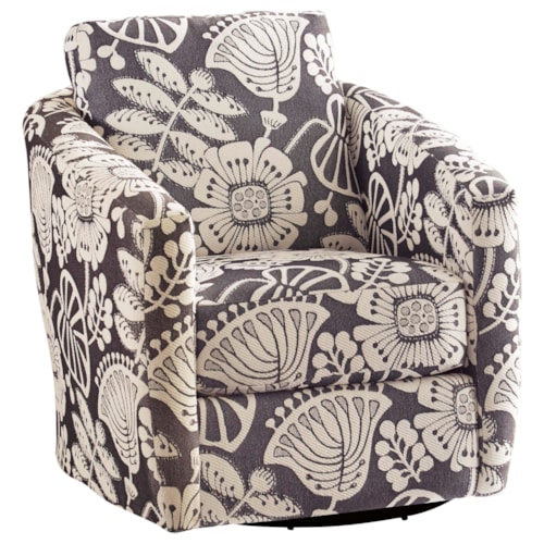 Barrel Swivel Glider Chair
