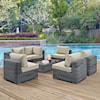 Modway Summon Outdoor 7 Piece Sectional Set