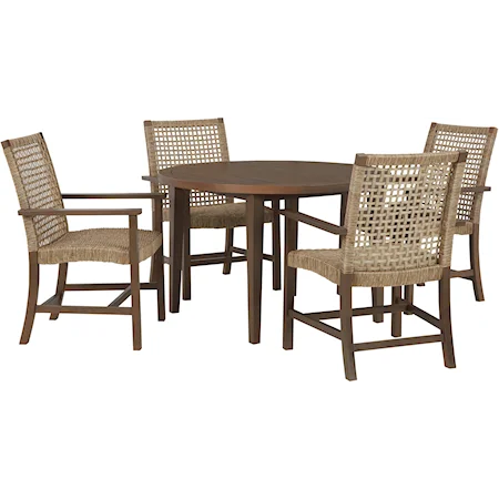 Outdoor Dining Table and 4 Chairs