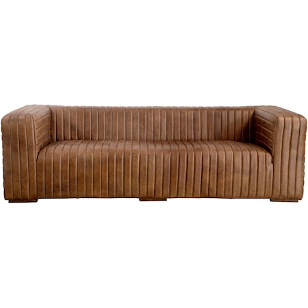 Castle Sofa Open Road Brown Leather