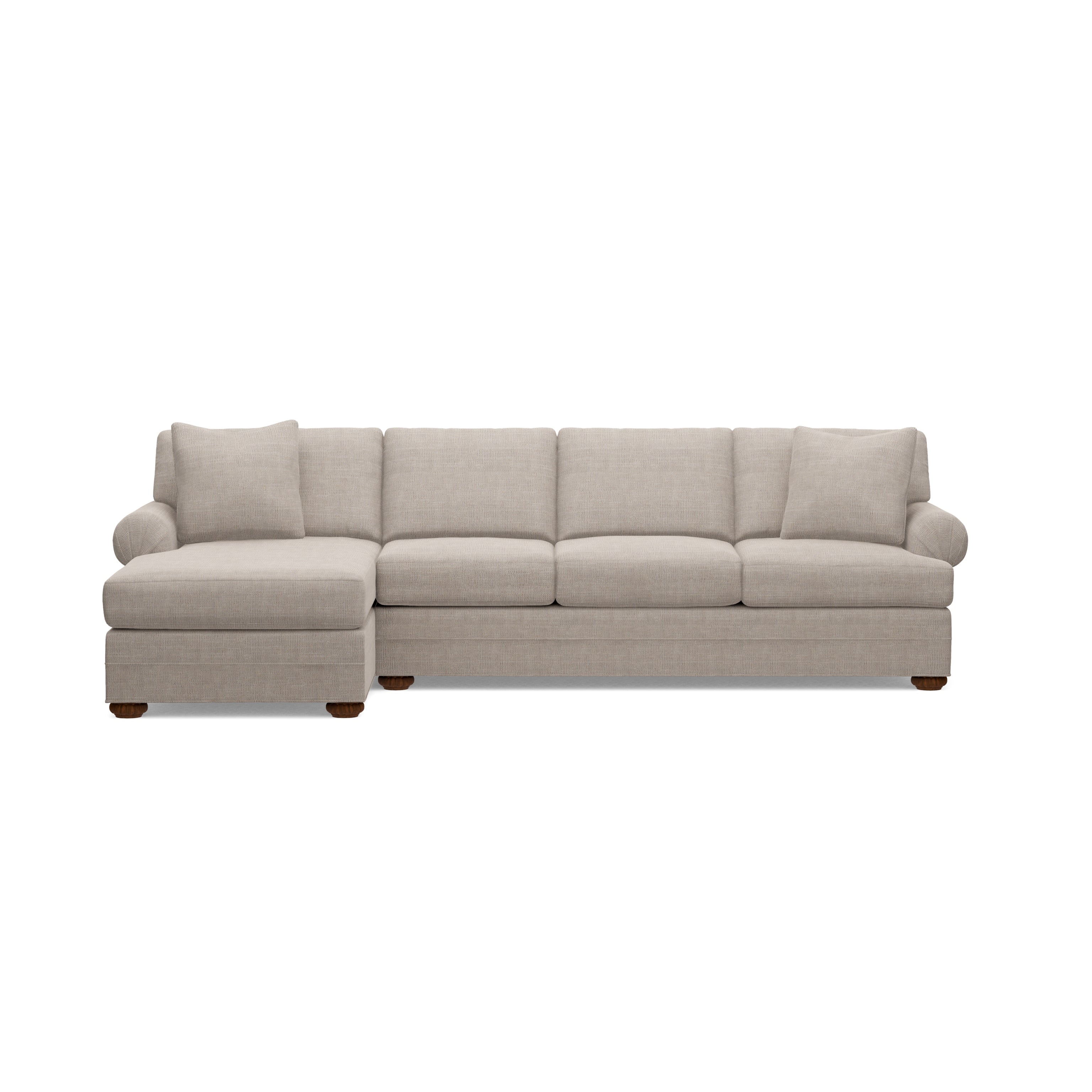 2-Piece Sectional Chaise Sofa
