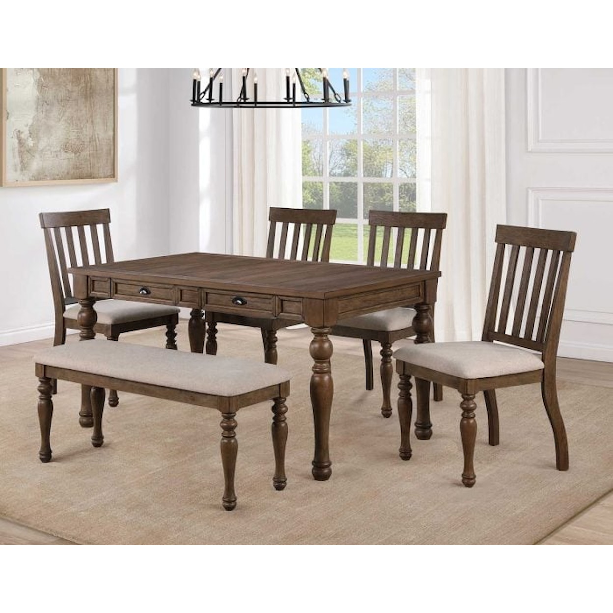 Steve Silver Joanna 6-Piece Dining Set