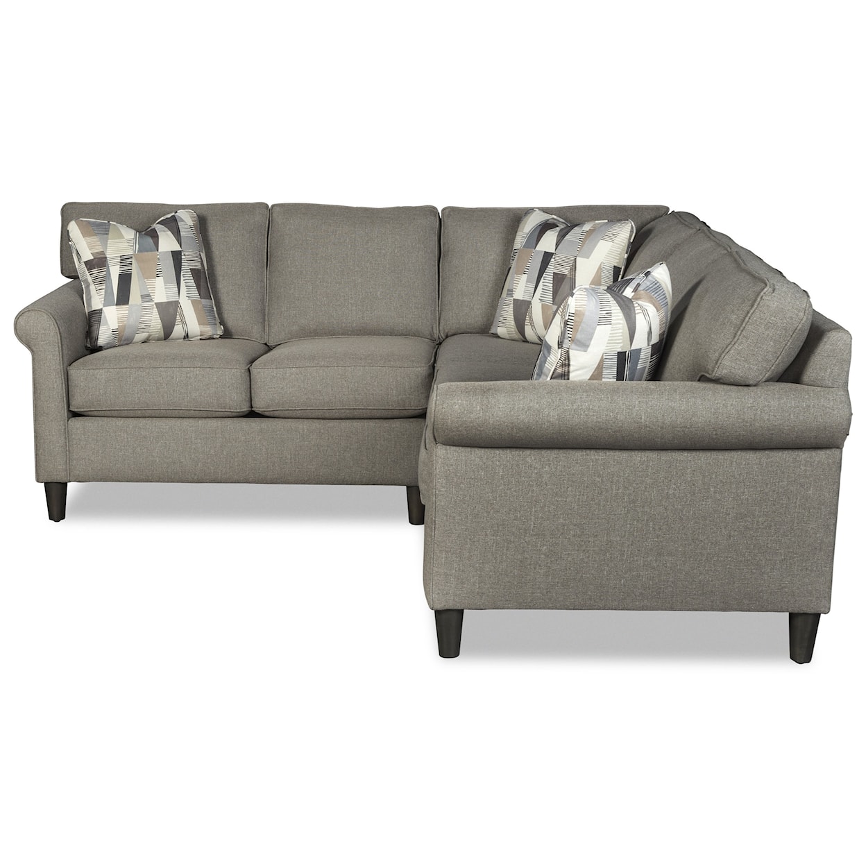 Hickory Craft M9 Custom - Design Options 4-Seat Sectional Sofa w/ RAF Return Sofa