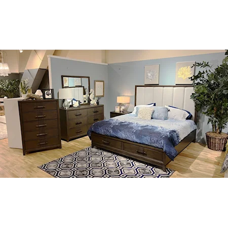 Transitional 5-Piece Queen Bedroom Set