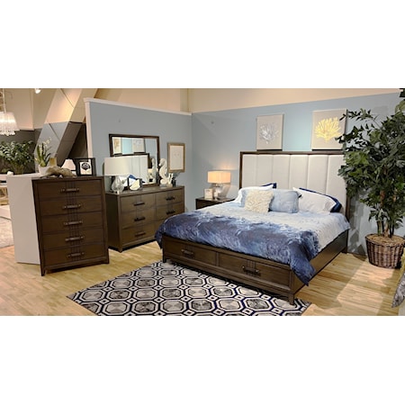 Transitional 5-Piece Queen Bedroom Set