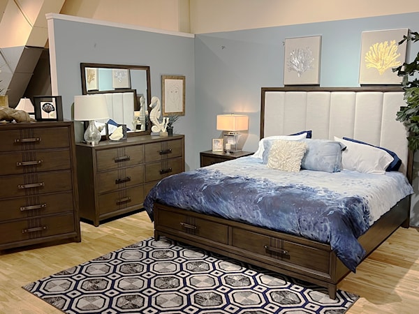 Transitional 5-Piece Queen Bedroom Set