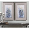 Uttermost Framed Prints Indigo Florals Framed Prints, S/2