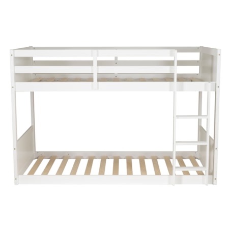 Darcy Low Profile Twin Bunk Bed