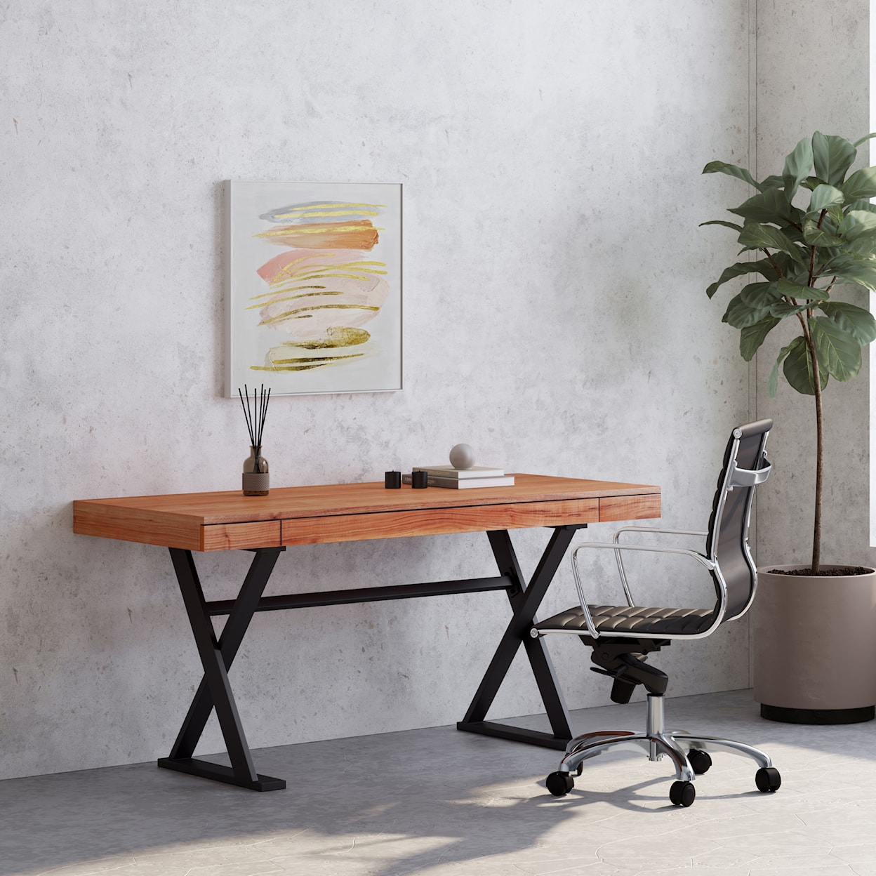 Moe's Home Collection Profecto Profecto Desk Oak