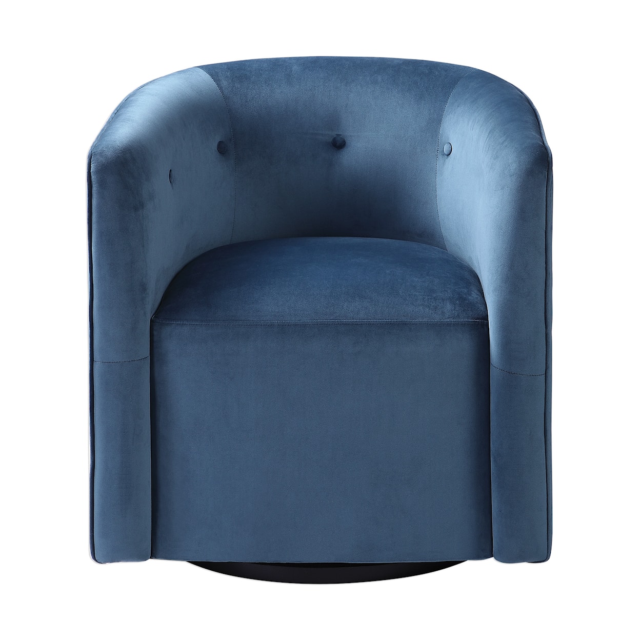 Uttermost Mallorie Mallorie Blue Swivel Chair