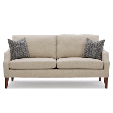 Contemporary 82 Inch Small Scale Sofa