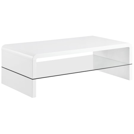 Airell Coffee Table w/ Shelf