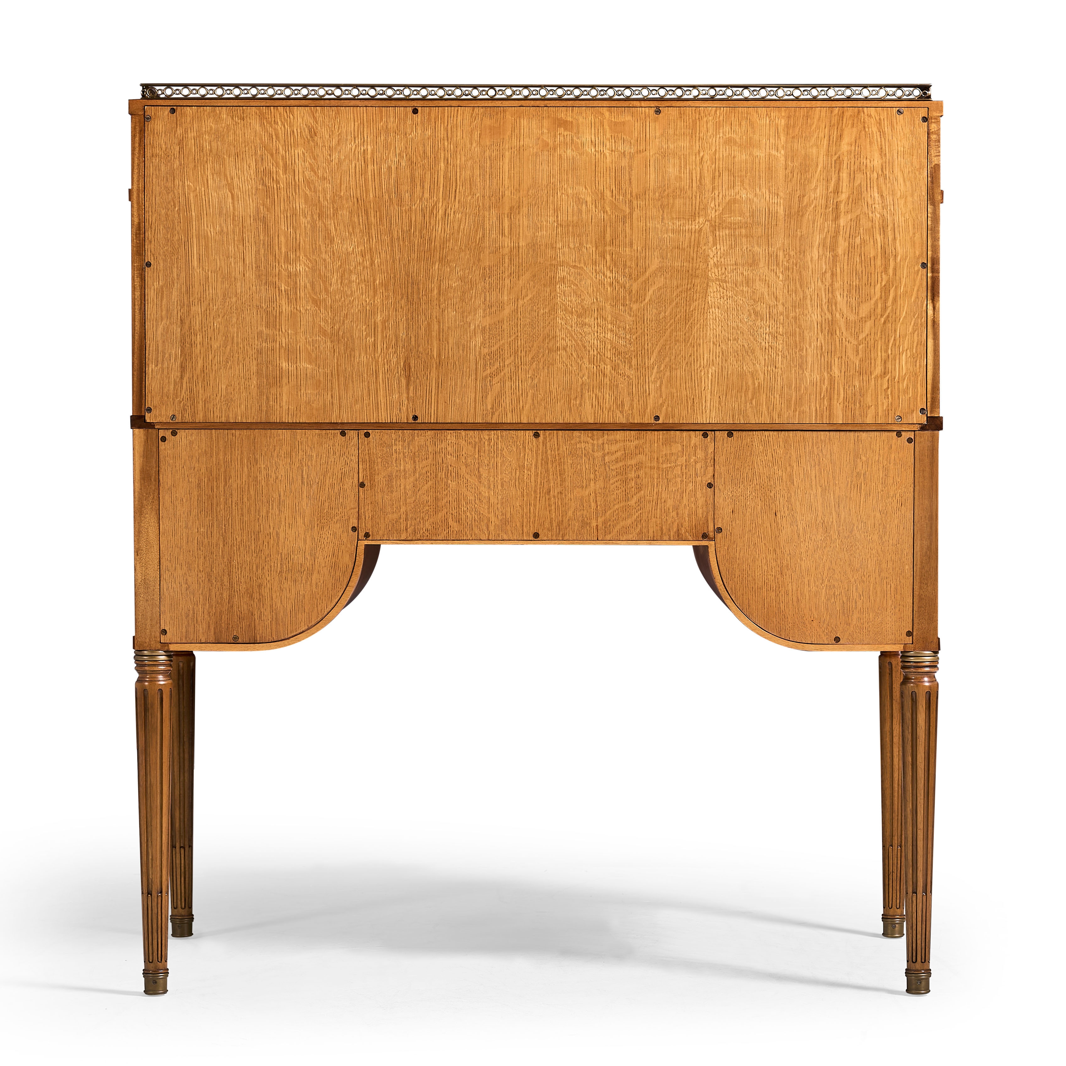 Jonathan Charles JC Traditional Satinwood Roll Top Desk