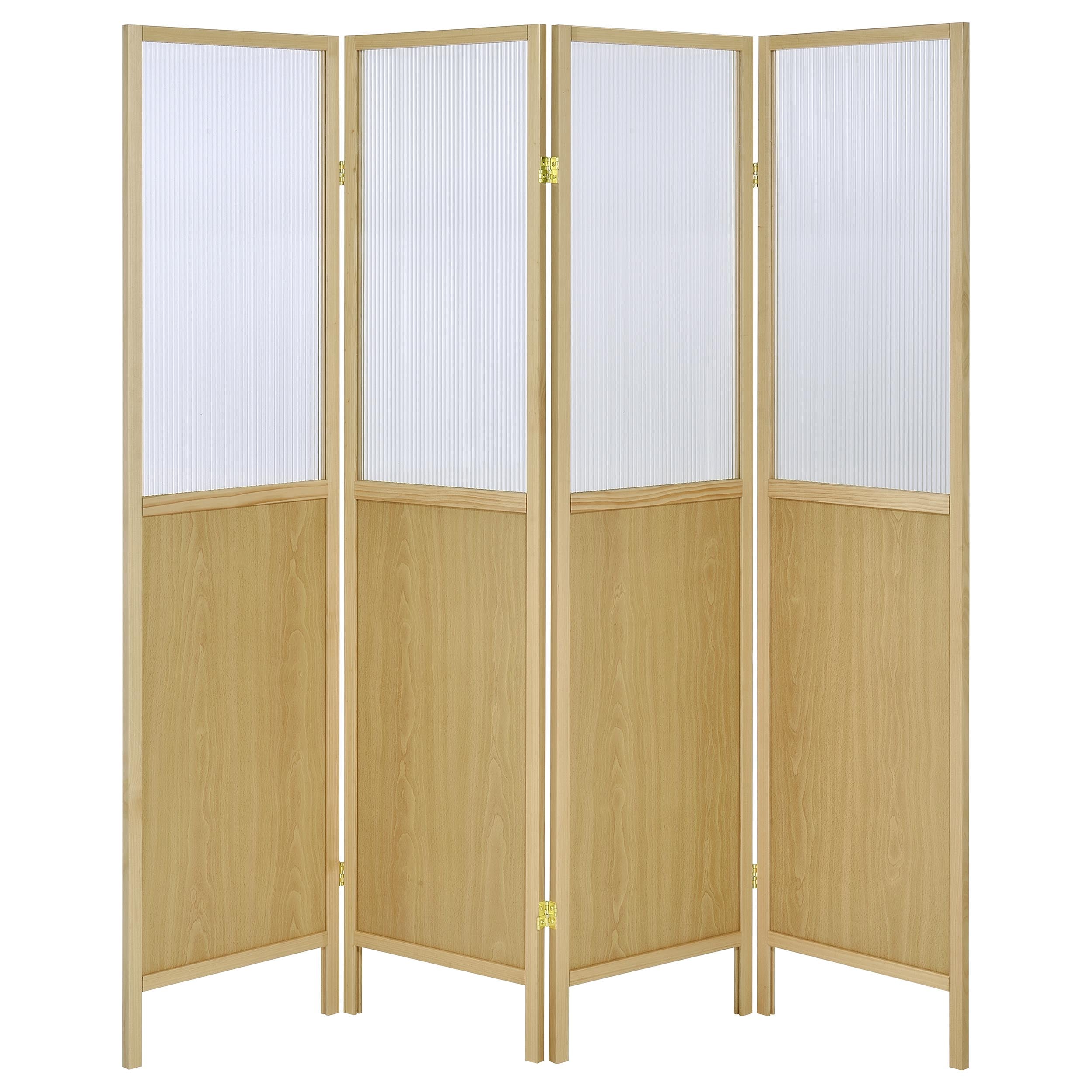 Coaster Mattison 4-Panel Room Divider Folding Shoji Screen