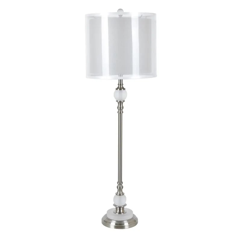 Vivienne Crystal Stacked Buffet Lamp