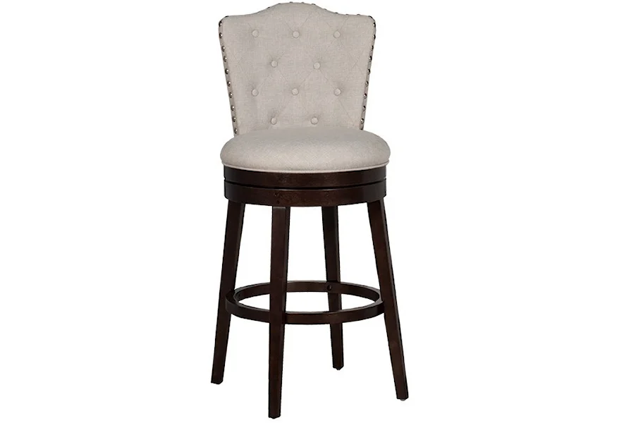 Edenwood Swivel Bar Stool by Hillsdale at Godby Home Furnishings