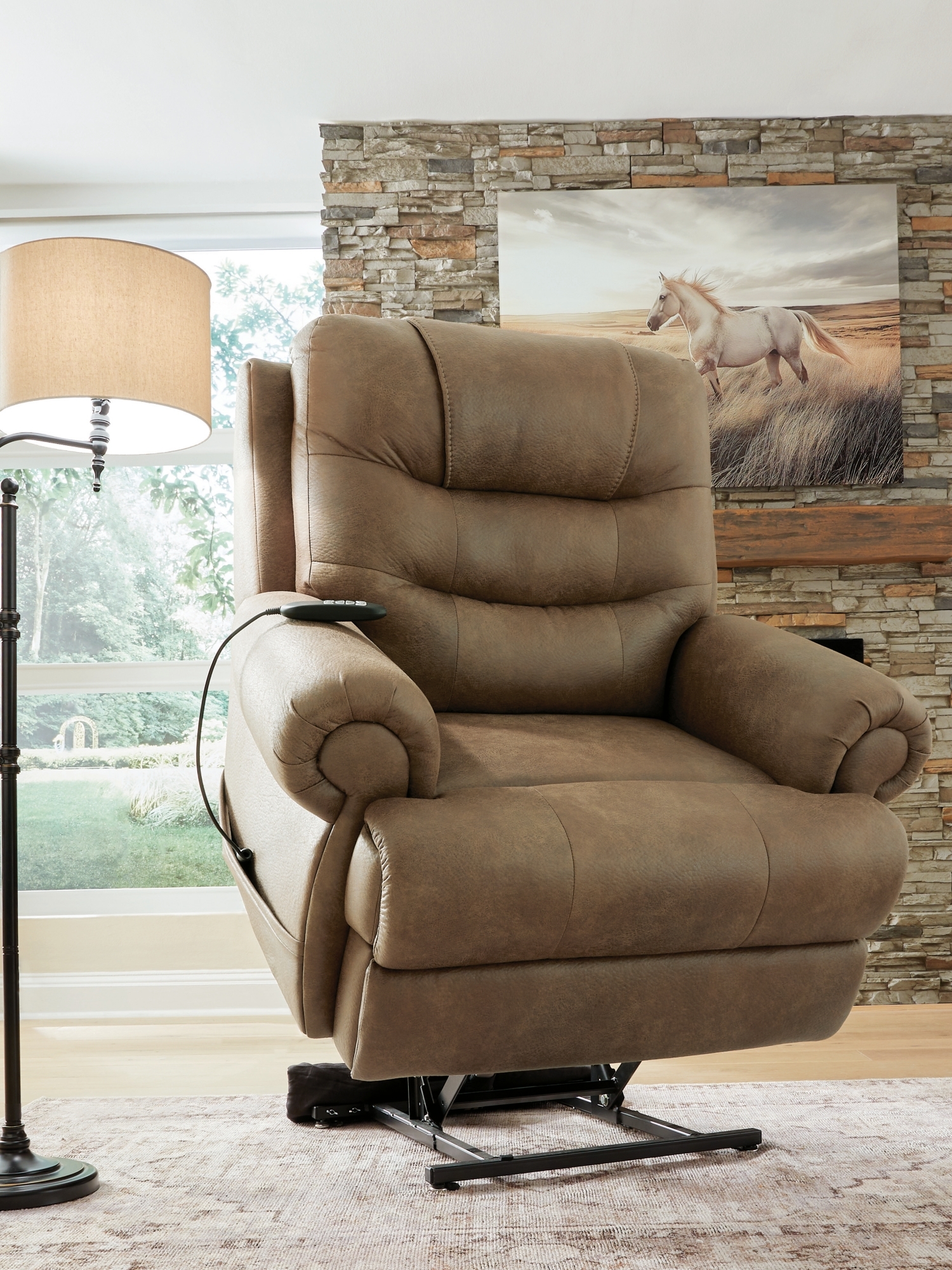 Signature Design by Ashley Revived and Restored Power Lift Recliner