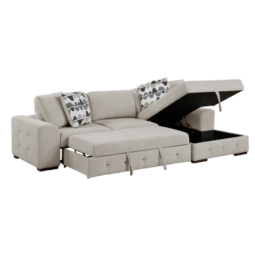 Homelegance Raife 2-Piece Sectional Sofa