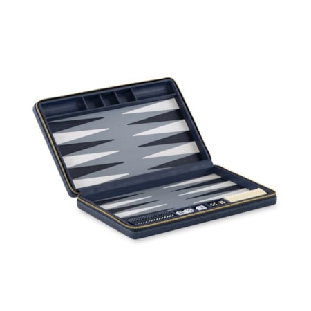 Travel Backgammon Board Blue