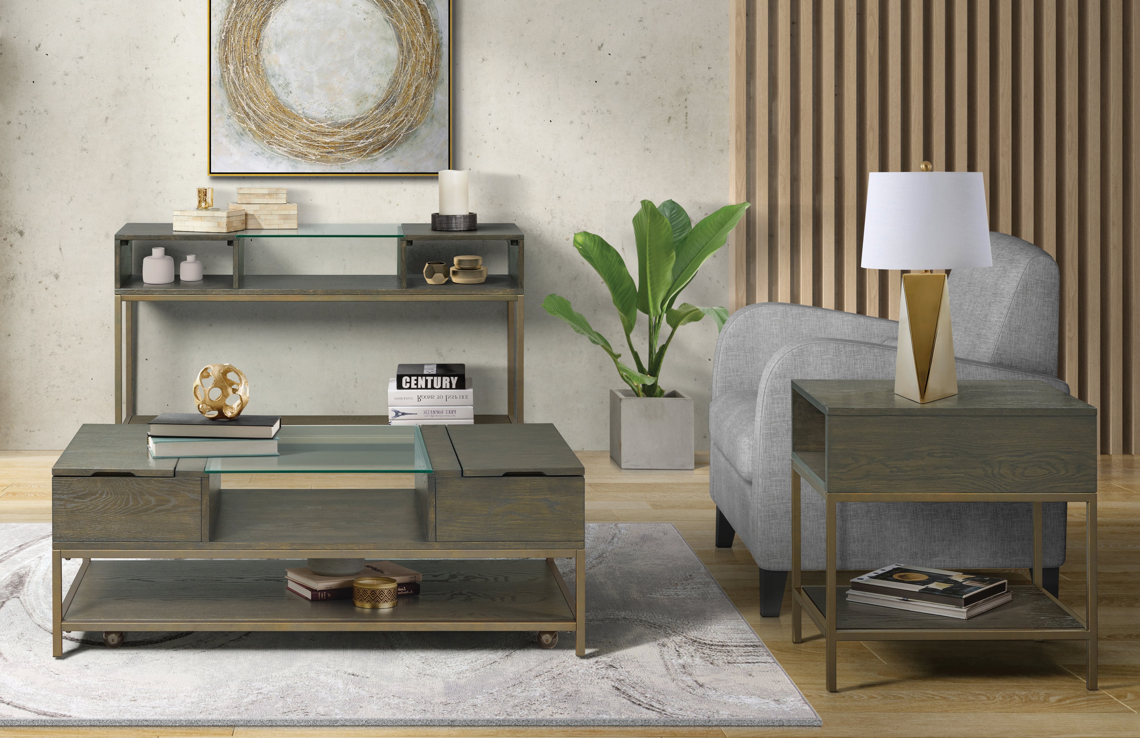 Rectangular Chairside Table