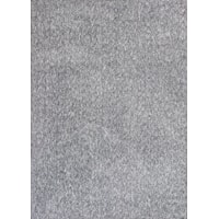 5' X 7' Grey Heather Shag Area Rug