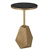 Uttermost Comet Comet Geometric Bronze Accent Table