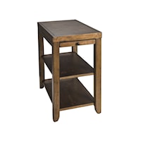 Contemporary 3-Shelf Chairside Table