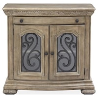 Traditional 2-Door Bachelor's Chest with USB Port