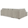 Ashley Furniture Benchcraft Calnita Sectional with 2 Chaises
