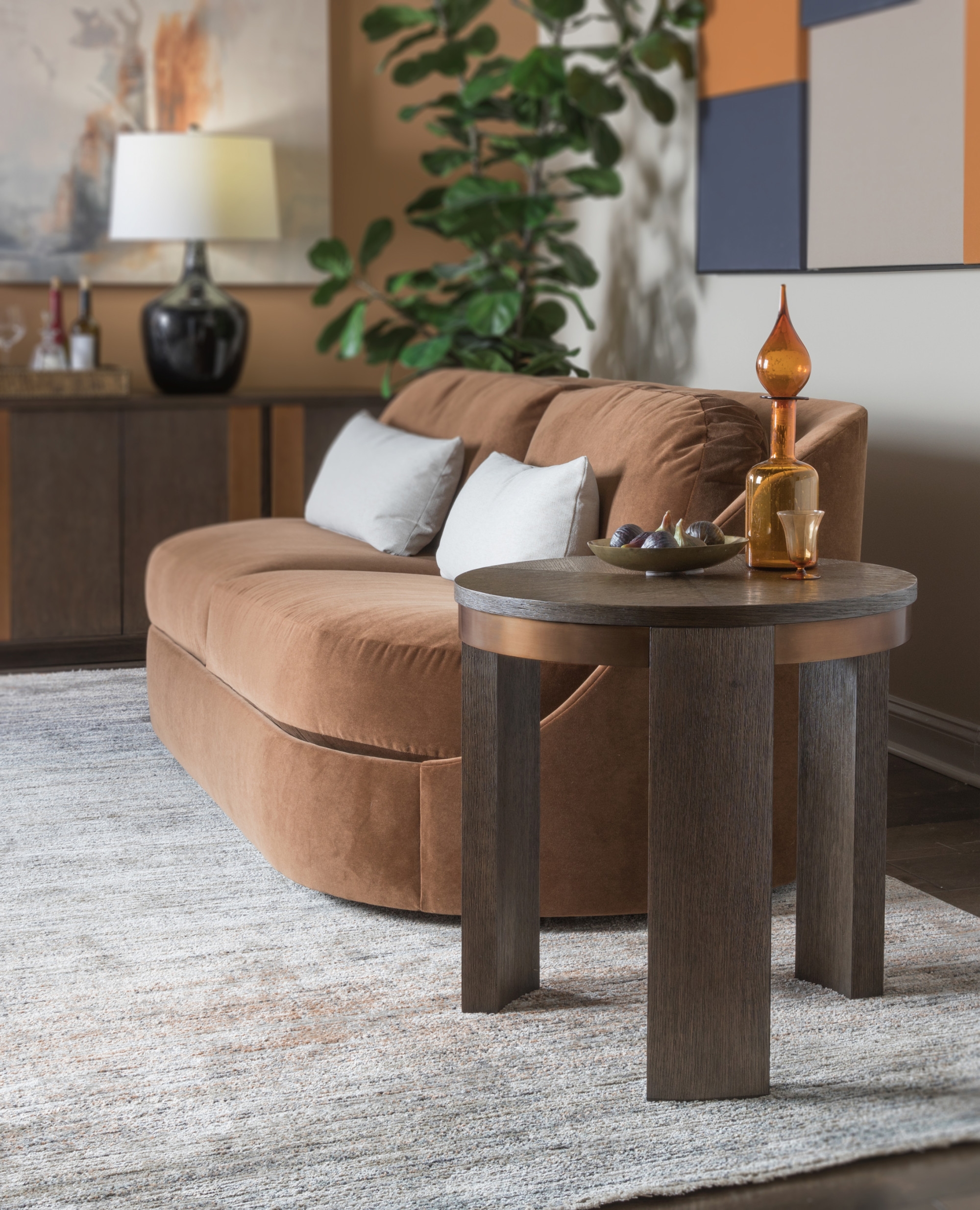 Artistica Andare Round End Table