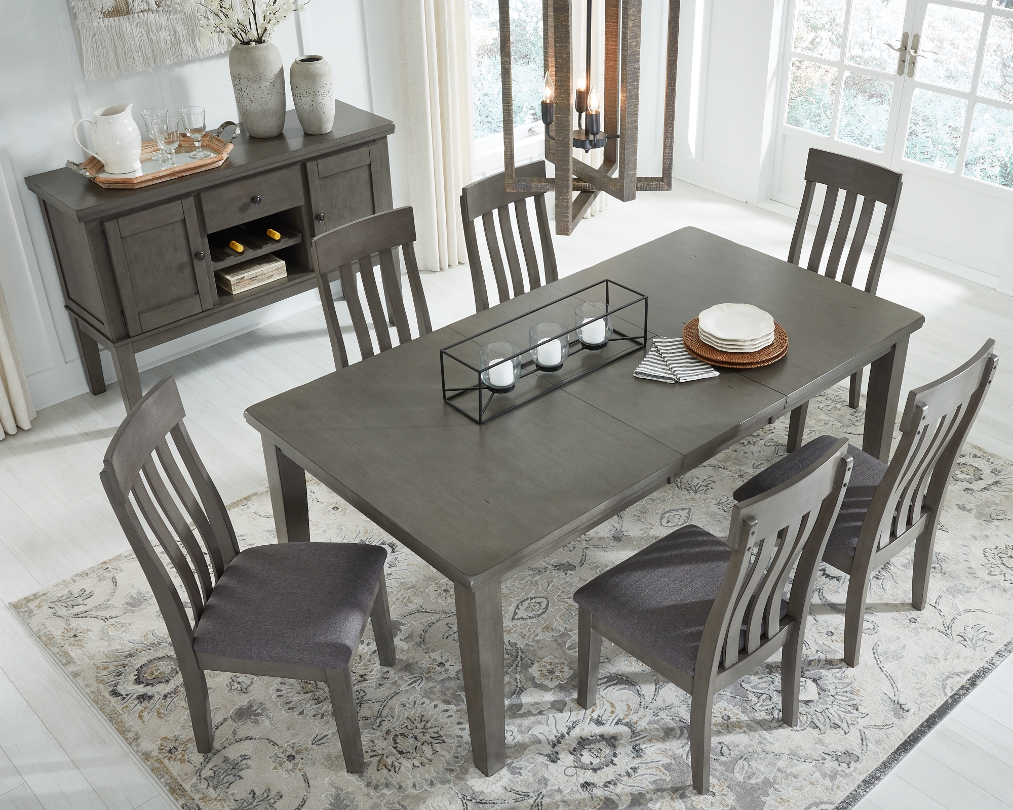 Signature Design by Ashley Hallanden Rect Butterfly Ext Table