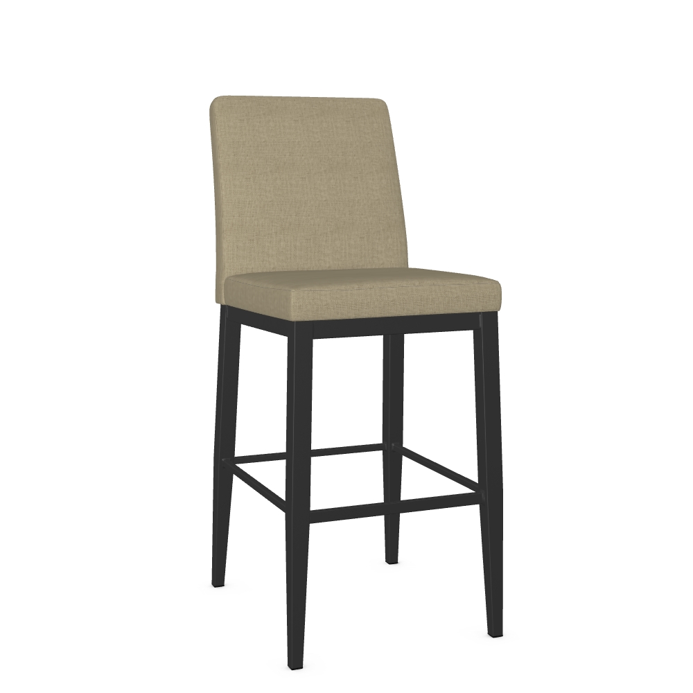 Upholstered Bar Height Swivel Stool