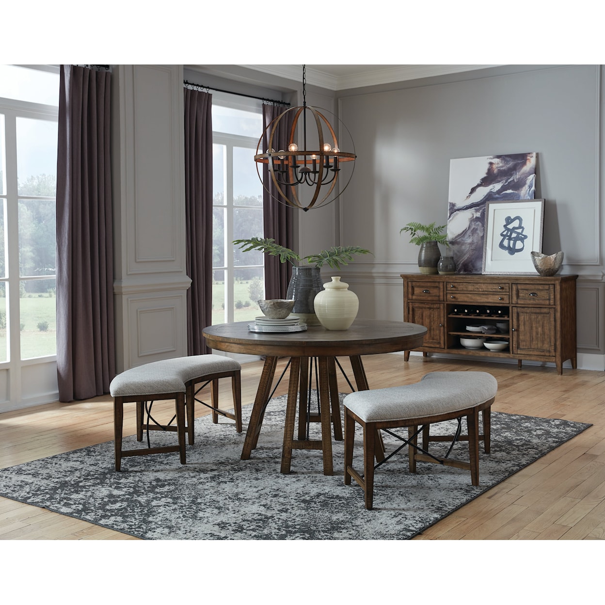 Magnussen Home Bay Creek Dining 52" Round Dining Table